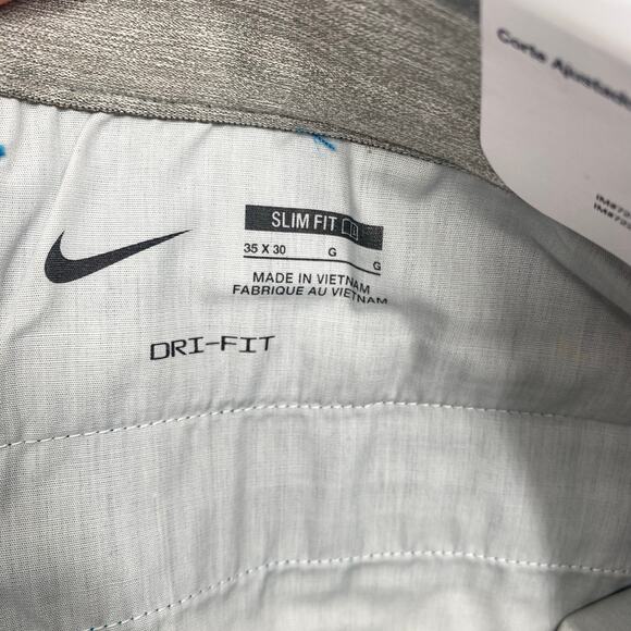 Nike Pants Men’s Dri-Fit UV Slim Fit Golf Chino  Aqua Size 35x30 Outdoor Active - Picture 7 of 9